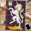 Chisholm Hunting Modern Clan Crest Tartan Unicorn Scotland Jigsaw Puzzle K32