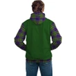 Colville Clans Tartan All Over Hoodie - Sleeve Color - Bn