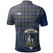 Fletcher Modern Polo Shirts Tartan Crest A30