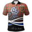 Munro Ancient Polo Shirts Tartan Crest Scotland Lion A30