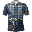 Napier Modern Polo Shirts Tartan Crest A30
