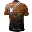 Leask Polo Shirts Tartan Crest Celtic Scotland Lion A30