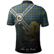 MacLaren Ancient Polo Shirts Tartan Crest Celtic Scotland Lion A30