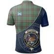 MacKinnon Hunting Ancient Polo Shirts Tartan Crest A30