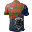 Turnbull Dress Polo Shirts Tartan Crest A30