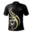 Leask Clan Believe In Me Polo Shirt - All Black Version