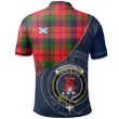 MacNaughton Modern Polo Shirts Tartan Crest A30