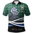 Kennedy Ancient Polo Shirts Tartan Crest Scotland Lion A30