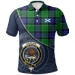 Graham of Menteith Modern Polo Shirts Tartan Crest A30