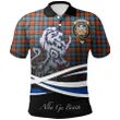 MacLachlan Ancient Polo Shirts Tartan Crest Scotland Lion A30