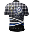 MacRae Dress Modern Polo Shirts Tartan Crest Scotland Lion A30