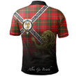 Hay Modern Polo Shirts Tartan Crest Celtic Scotland Lion A30