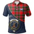 Spens Modern Polo Shirts Tartan Crest A30