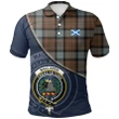 MacLaren Weathered Polo Shirts Tartan Crest A30