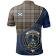 Fergusson Weathered Polo Shirts Tartan Crest A30