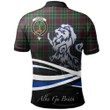 Crosbie Polo Shirts Tartan Crest Scotland Lion A30