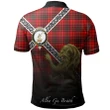 Matheson Modern Polo Shirts Tartan Crest Celtic Scotland Lion A30
