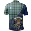 Melville Polo Shirts Tartan Crest A30