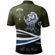 Maxwell Hunting Polo Shirts Tartan Crest Scotland Lion A30