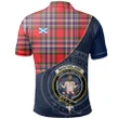 MacFarlane Modern Polo Shirts Tartan Crest A30