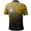 Houston Polo Shirts Tartan Crest Celtic Scotland Lion A30