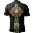 Roberton Polo Shirt Celtic Tree Of Life Clan Unisex Black A91