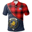 MacIver Modern Polo Shirts Tartan Crest A30