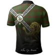 Maxwell Hunting Polo Shirts Tartan Crest Celtic Scotland Lion A30