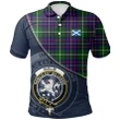 Inglis Modern Polo Shirts Tartan Crest A30