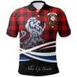 Wemyss Modern Polo Shirts Tartan Crest Scotland Lion A30