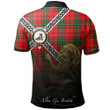 MacAulay Modern Polo Shirts Tartan Crest Celtic Scotland Lion A30