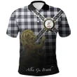 MacRae Dress Modern Polo Shirts Tartan Crest Celtic Scotland Lion A30