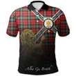 Kerr Ancient Polo Shirts Tartan Crest Celtic Scotland Lion A30
