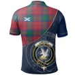 Lindsay Modern Polo Shirts Tartan Crest A30
