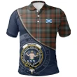 Murray of Atholl Weathered Polo Shirts Tartan Crest A30