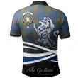 Stewart of Appin Hunting Ancient Polo Shirts Tartan Crest Scotland Lion A30