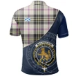MacPherson Dress Ancient Polo Shirts Tartan Crest A30