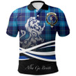 McKerrell Polo Shirts Tartan Crest Scotland Lion A30
