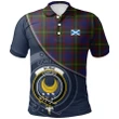 Durie Polo Shirts Tartan Crest A30
