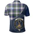 Gordon Dress Modern Polo Shirts Tartan Crest A30