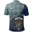 Leslie Hunting Ancient Polo Shirts Tartan Crest A30