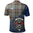 MacLeod of Harris Weathered Polo Shirts Tartan Crest A30