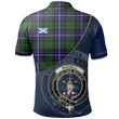 Russell Modern Polo Shirts Tartan Crest A30