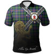 Logan Ancient Polo Shirts Tartan Crest Celtic Scotland Lion A30