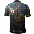 Logan Ancient Polo Shirts Tartan Crest Celtic Scotland Lion A30