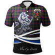 Logan Modern Polo Shirts Tartan Crest Scotland Lion A30
