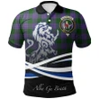 Elphinstone Polo Shirts Tartan Crest Scotland Lion A30