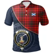 Matheson Modern Polo Shirts Tartan Crest A30