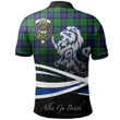 Graham of Menteith Modern Polo Shirts Tartan Crest Scotland Lion A30