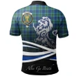 Falconer Polo Shirts Tartan Crest Scotland Lion A30